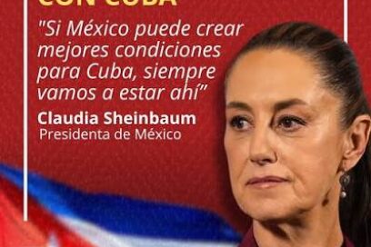 Presidenta Sheinbaum, una dama para respetar