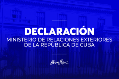 Declaración del Ministerio de Relaciones Exteriores de la República de Cuba