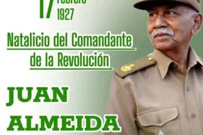 Recuerdan en Santiago de Cuba aniversario del natalicio de Juan Almeida Bosque