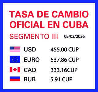 Tasa de cambio en Cuba