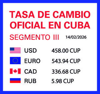 Tasa de cambio en Cuba