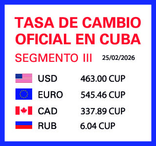 Tasa de cambio en Cuba