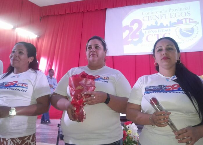 Anai Morera, nueva secretaria de la CTC en Cienfuegos.