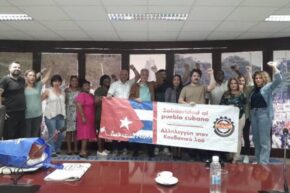 Sindicalistas griegos expresan solidaridad con trabajadores cubanos