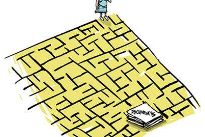 Perdida en un laberinto