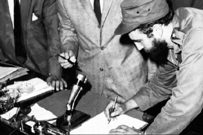 1959: Primer Ministro de barbas y uniforme verde olivo