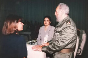 “Cuando Fidel puso su mano en mi cabeza quedé paralizada”