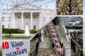 Washington atrapado en una telaraña