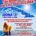 Lanzan en Puerto Rico campaña “Un millón de amigos para luz solar a Cuba»
