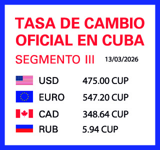 Tasa de cambio en Cuba