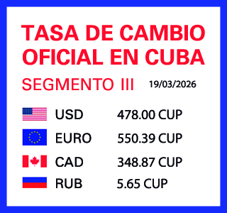 Tasa de cambio en Cuba