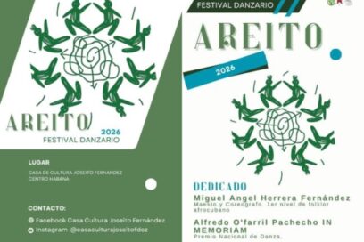 Festival Areito 2026, homenaje a grandes maestros de la danza