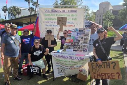 Activistas de solidaridad con Cuba se unen a las protestas de «No Kings» en todo EE. UU.