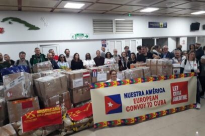 En La Habana cargamento del Convoy Europeo de Solidaridad con Cuba (+ fotos y video)