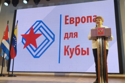 Jornada contra el Bloqueo a Cuba en Moscú