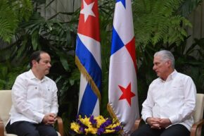 Recibe Díaz-Canel a Canciller de Panamá