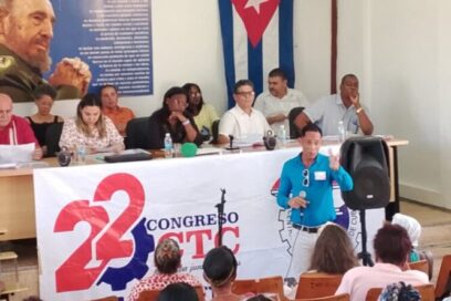 Combativo congreso obrero en Diez de Octubre