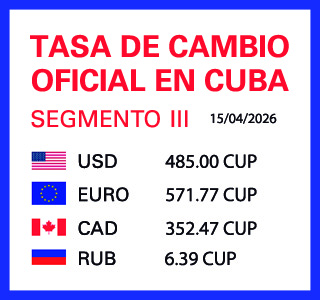 Tasa de cambio en Cuba