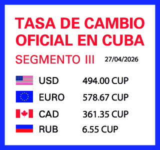 Tasa de cambio en Cuba