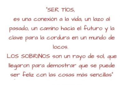 MIS INFLUENCERS (IV): Nelson, Oscar y Boris, tíos para un sobrino