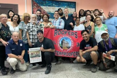 Delegación sindical de EE.UU. visita Trabajadores (+ Fotos)