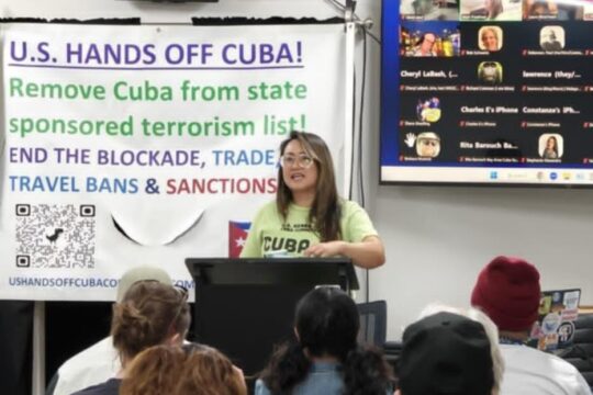 Sindicalistas de EE.UU. dicen NO a la guerra contra Cuba