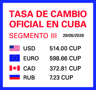 Tasa de cambio en Cuba