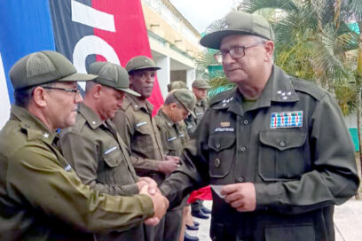 El homenaje a Raúl de combatientes del Minint en Las Tunas