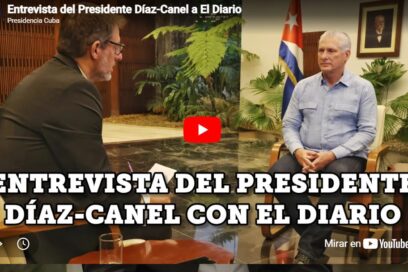 Díaz-Canel: El pueblo no merece el bloqueo de EE.UU.