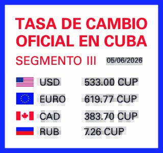Tasa de cambio en Cuba