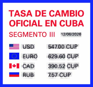 Tasa de cambio en Cuba