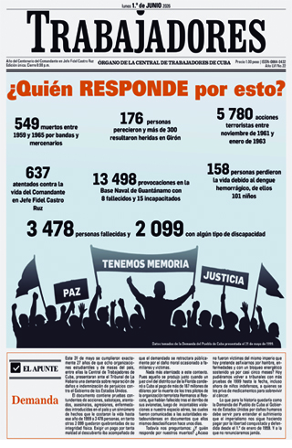 Lunes 1.º de junio de 2026
