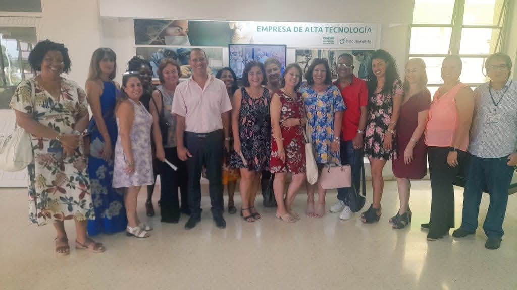 Parte del equipo de investigadores.