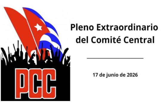 Convocan Pleno Extraordinario del Comité Central del Partido Comunista de Cuba