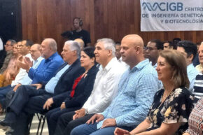 Asistió Díaz-Canel al acto por el aniversario 40 del CIGB
