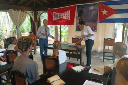 Dedicado a Fidel curso de verano organizado por Palmares
