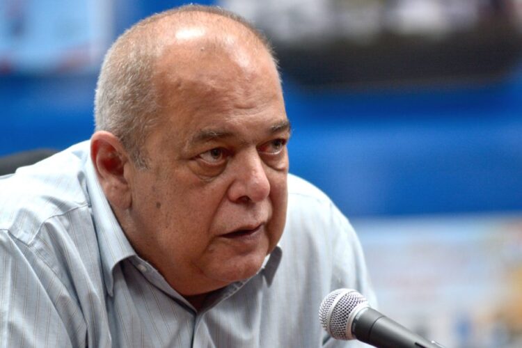 Vicente de la O Levy, titular del Ministerio de Energía y Minas, ofrece a la prensa cubana, pormenores sobre la actual situación electro energética en el país, en la sede del organismo, en La Habana; Cuba, el 13 de mayo de 2026. ACN FOTO/Omara GARCÍA MEDEROS/ogm