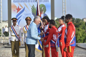 Abanderan delegación cubana a los Juegos Centroamericanos y del Caribe