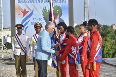 Abanderan delegación cubana a los Juegos Centroamericanos y del Caribe