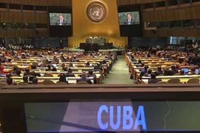 Este martes debate en Naciones Unidas sobre agresión de EE.UU. contra Cuba