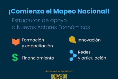 Inició mapeo nacional de apoyo a los nuevos actores económicos