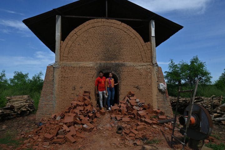 Horno ecológico del PDL Pokarce, ubicado en La Cañada.