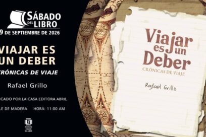 Presentarán Viajar es un deber, de Rafael Grillo, en el Sábado del Libro