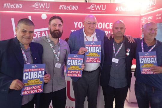 Cuba bien presente en el Congreso Anual del TUC