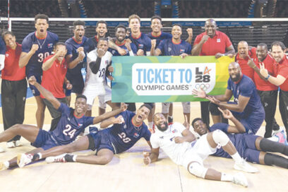 El remate olímpico del voleibol