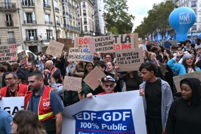 Participación en protestas educativas francesas duplica las cifras