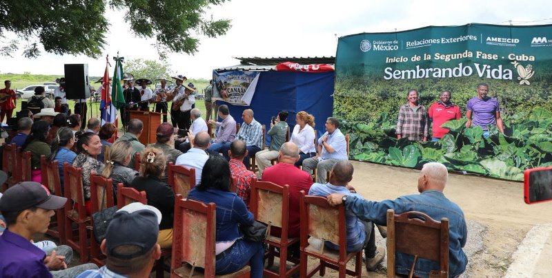 En la finca Canaán, del productor tunero Wilber Oduardo Pérez (Foto tomada del perfil del Gobierno Provincial de Las Tunas)