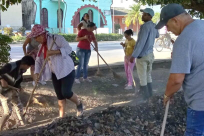 En Camagüey realizan trabajo voluntario por aniversario de los Órganos Locales del Poder Popular