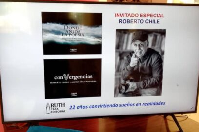 Presentan los libros Donde anida la poesía y conVergencias, de Roberto Chile